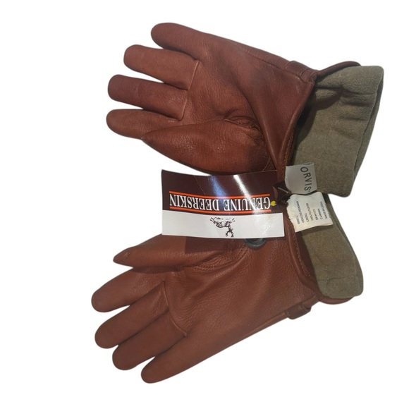 ORVIS Deerskin Brown Leather Gloves
Men’s |Size Medium. - Picture 7 of 8
